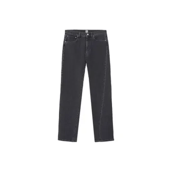 TOTEME Straight Leg High Waisted Jeans