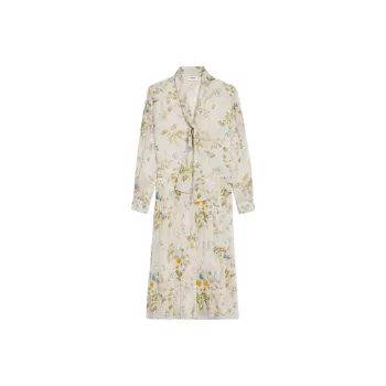 CELINE Long Sleeved Dresses Women's Yellow