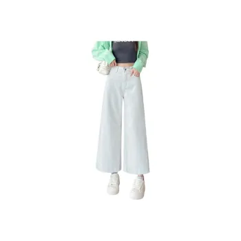 SITOL Jeans Women's Milk Mustard Green