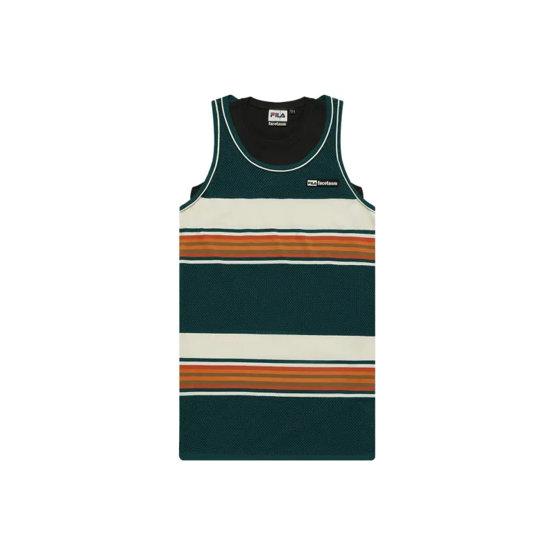 FILA FUSION FACETASM Sleeveless Dress Women's Green-0