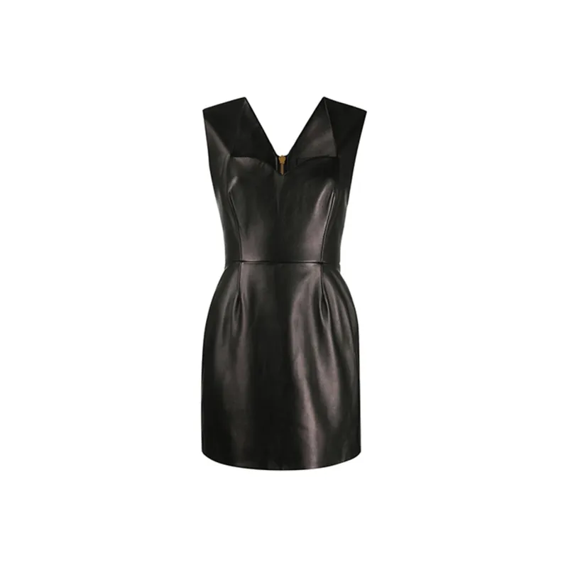 VERSACE Sleeveless Dresses Women's Brown-0