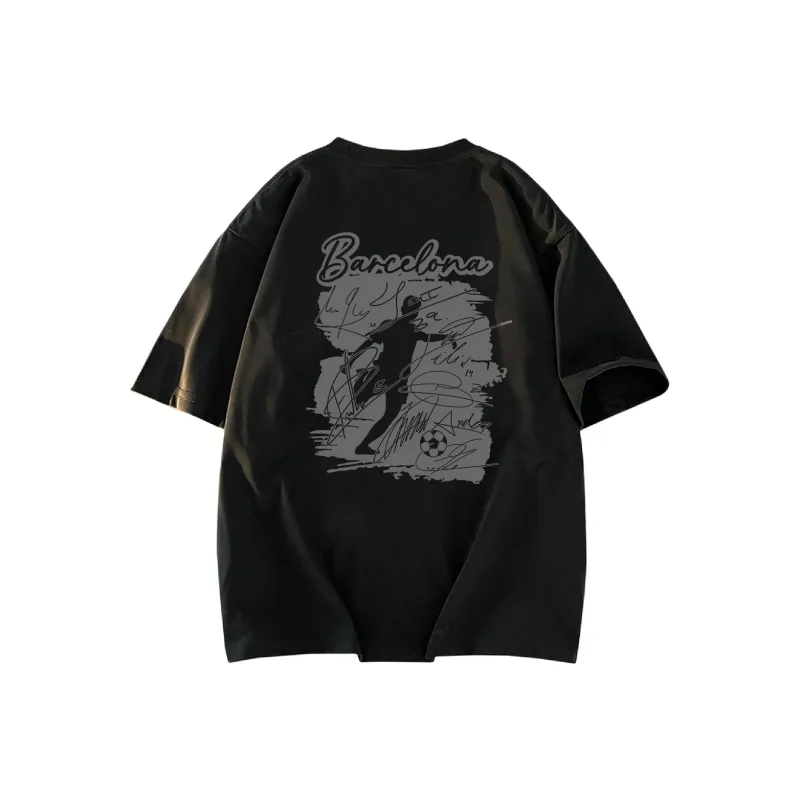 FCB ARCELONA T Shirts Unisex-15