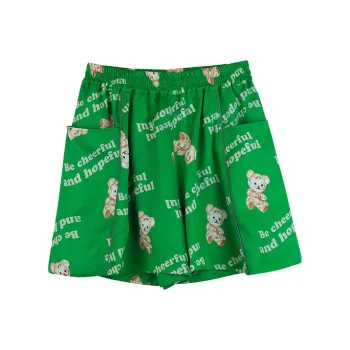 LALABOBO Casual Shorts Women's Green