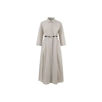 'S MAX MARA Long Sleeved Dress Women's Apricot