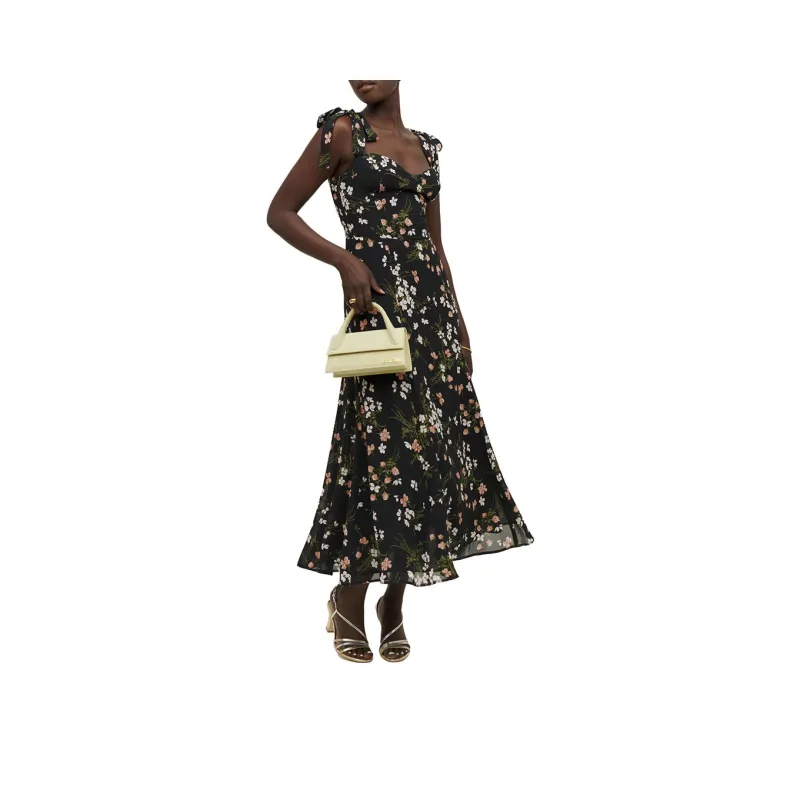 Reformation Slip Dresses Women's Black-0