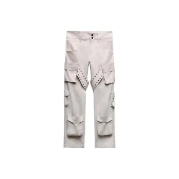ZARA Cargo Pants Women's Beige