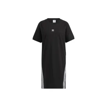 Adidas Originals Sophe 3 Stripes Short Sleeved Dresses Women's Black