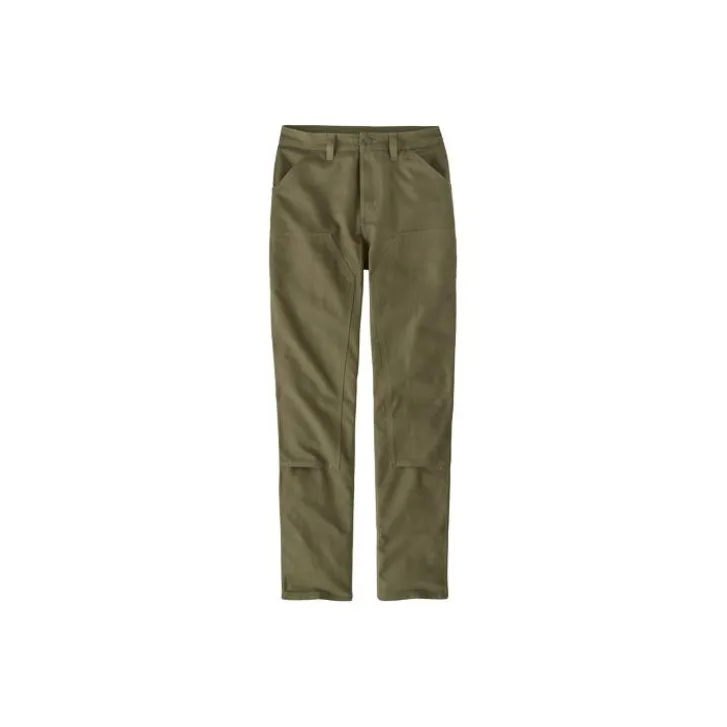 Patagonia Slim All Seasons Hemp Pants Long Cargo Pants Women's Green-0
