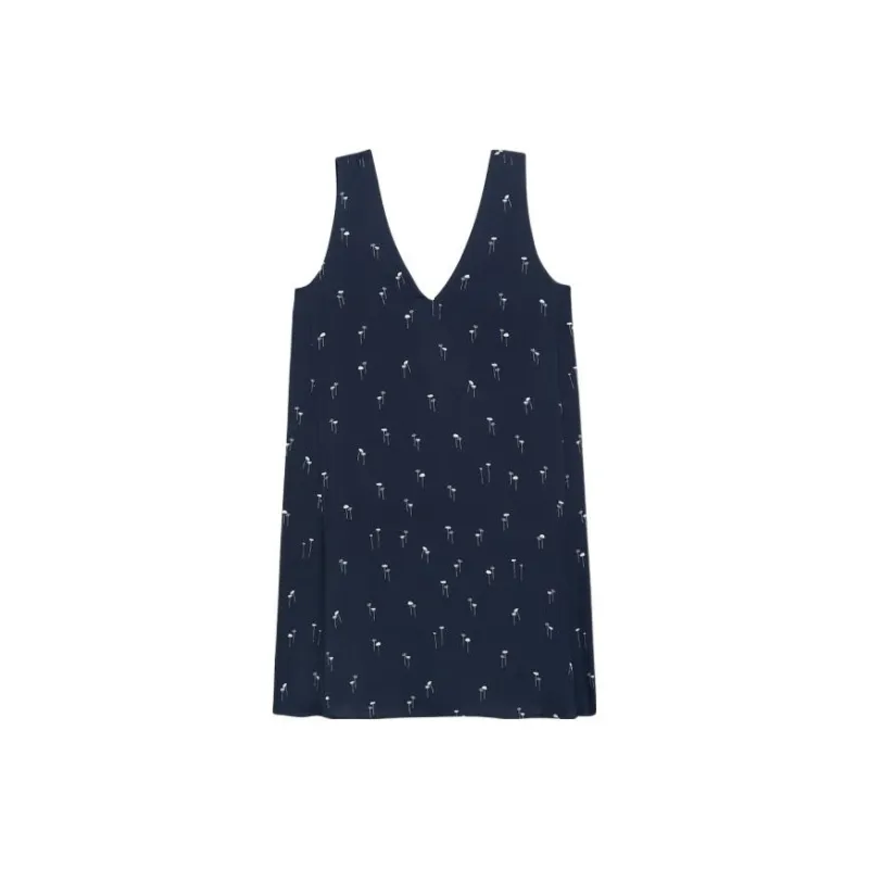 THEORY Sleeveless Dresses Women's Navy Blue-0