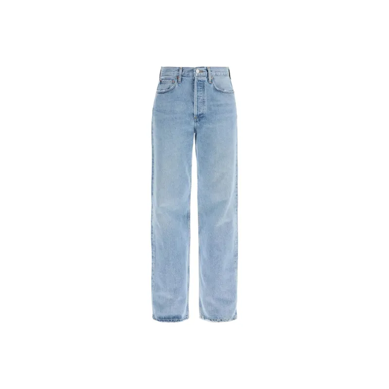 AGOLDE Kelly High Rise Straight Leg Jeans-0