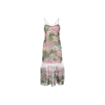 FENDI SS22 Sleeveless Dress Women's Multicolor