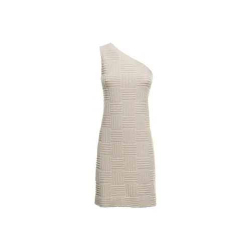 Bottega Veneta Jacquard One-Shoulder Mini Dress