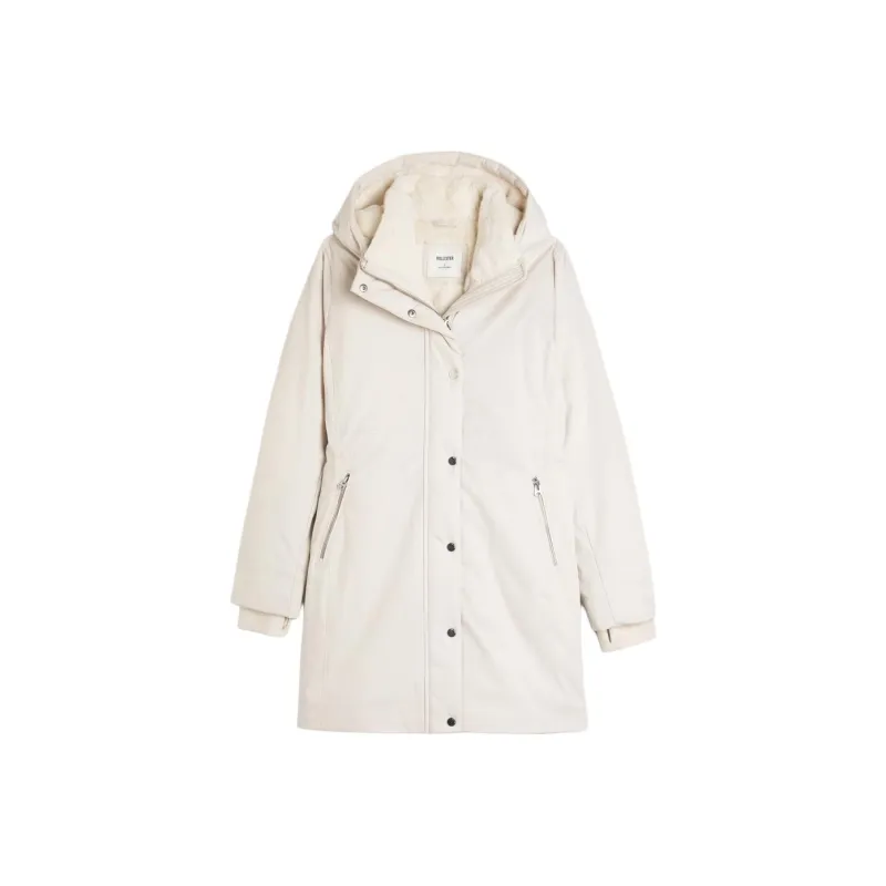 Hollister Puffer Jacket Women's Light Beige-0