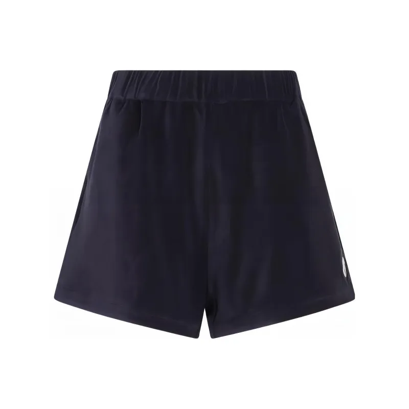 Moncler Logo Patch High Waist Shorts-0