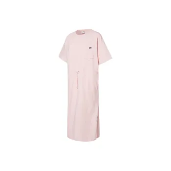 PUMA Short Sleeved Dresses Women's Lotus Pink