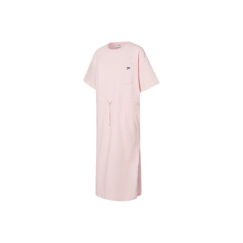 PUMA Short Sleeved Dress Women's Lotus Pink-0