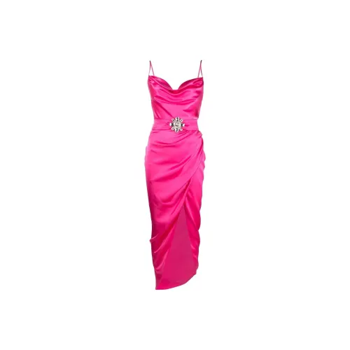 Alessandra Rich Sleeveless Dresses Women's Pink