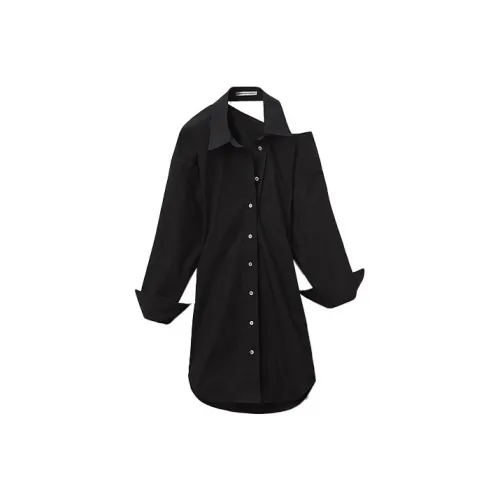 Alexander Wang Long Sleeved Dresses Women's Black