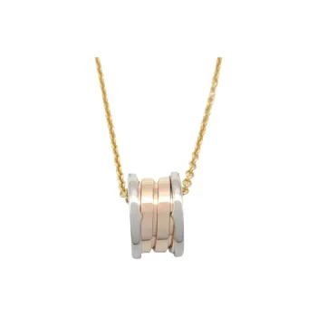 BVLGARI 2010s 18K Gold B zero1 Necklace