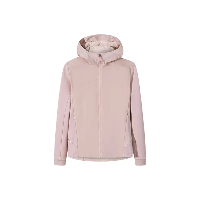 Anta Puffer Jacket Women's Frosted Taro Pink-0