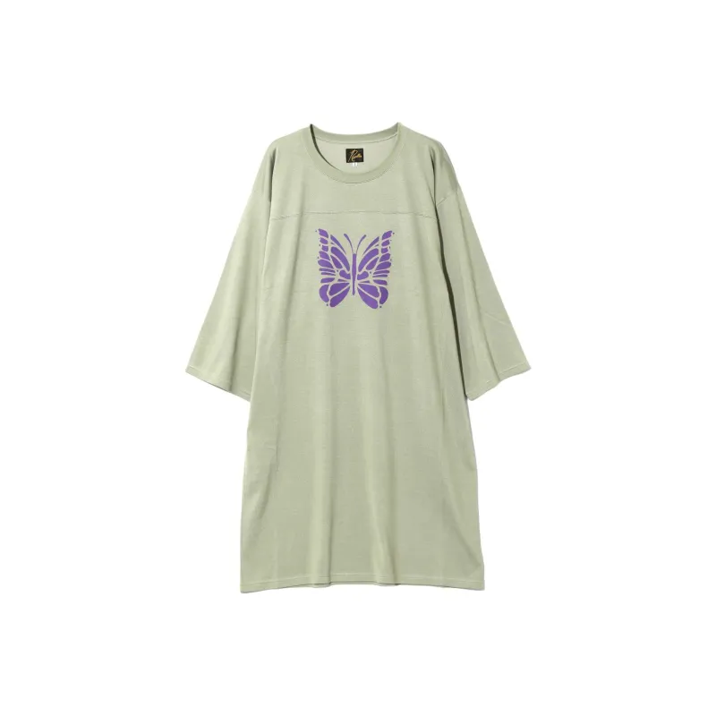 Needles FW24 Short Sleeved Dress Women's Green-0