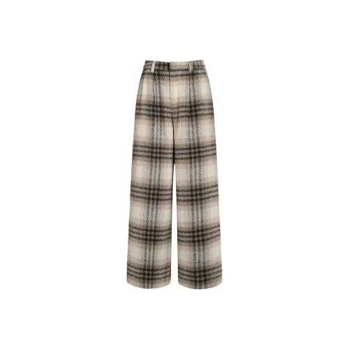 HUFFNPUFF Casual Pants Women's Plaid