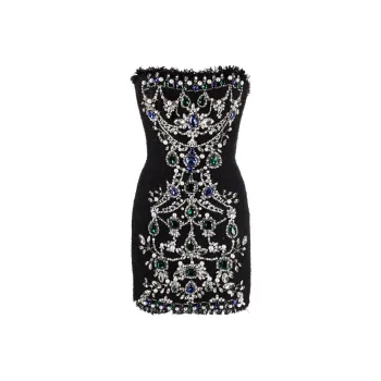 BALMAIN Sleeveless Dresses Women's Black