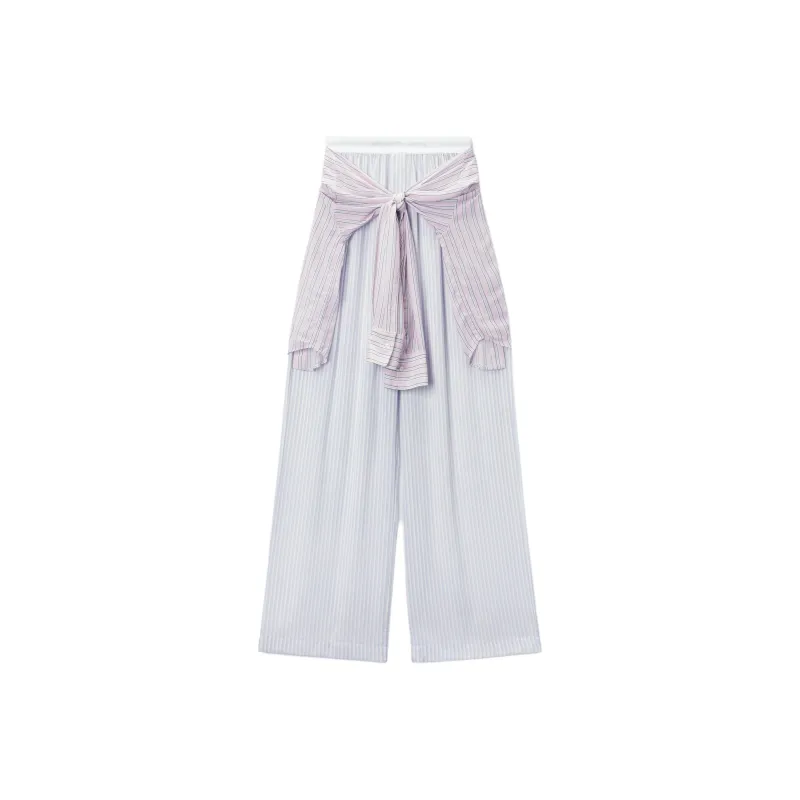 Alexander Wang Boxer Pant W/ Prestyled Shirt Blue Multi-0