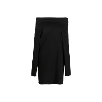 MM6 Maison Margiela Long Sleeved Dresses Women's Black