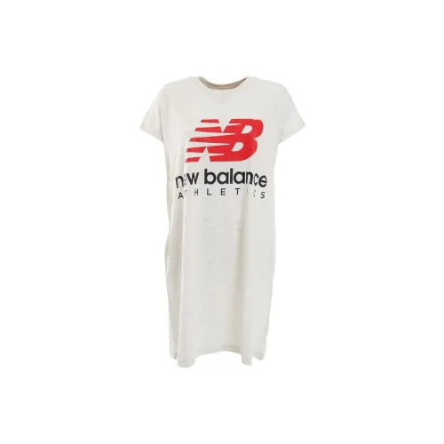 New Balance Short-Sleeved Dresses Women's Gray