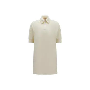 Moncler Short-Sleeved Dresses Women's White