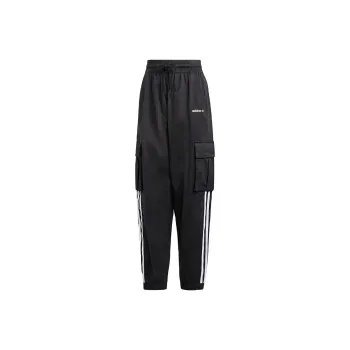 Adidas Originals CARGO PANTS Knitted Sports Pants Women's Black