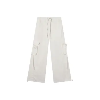 LA CRAWFISH Casual Pants Women's Fairy White