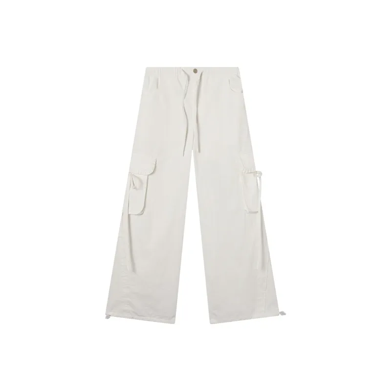 LA CRAWFISH Casual Pants Women's Fairy White-0