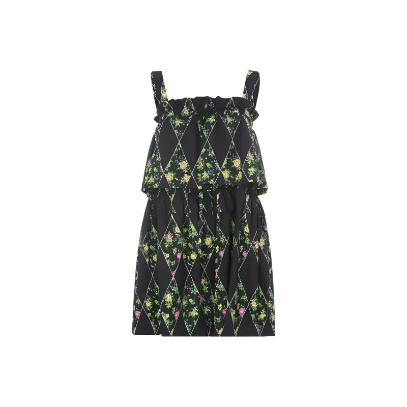 MSGM Slip Dresses Women's Black-0