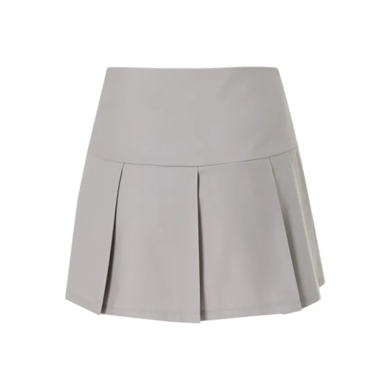 NOT YOUR ROSE SS25 Celina Skirt Grey Casual Short Skirts Women's Grey/Gray-1