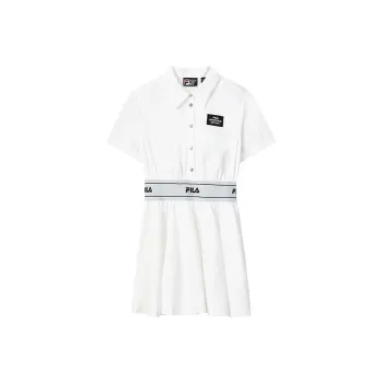 FILA Short Sleeved Dresses Women's White