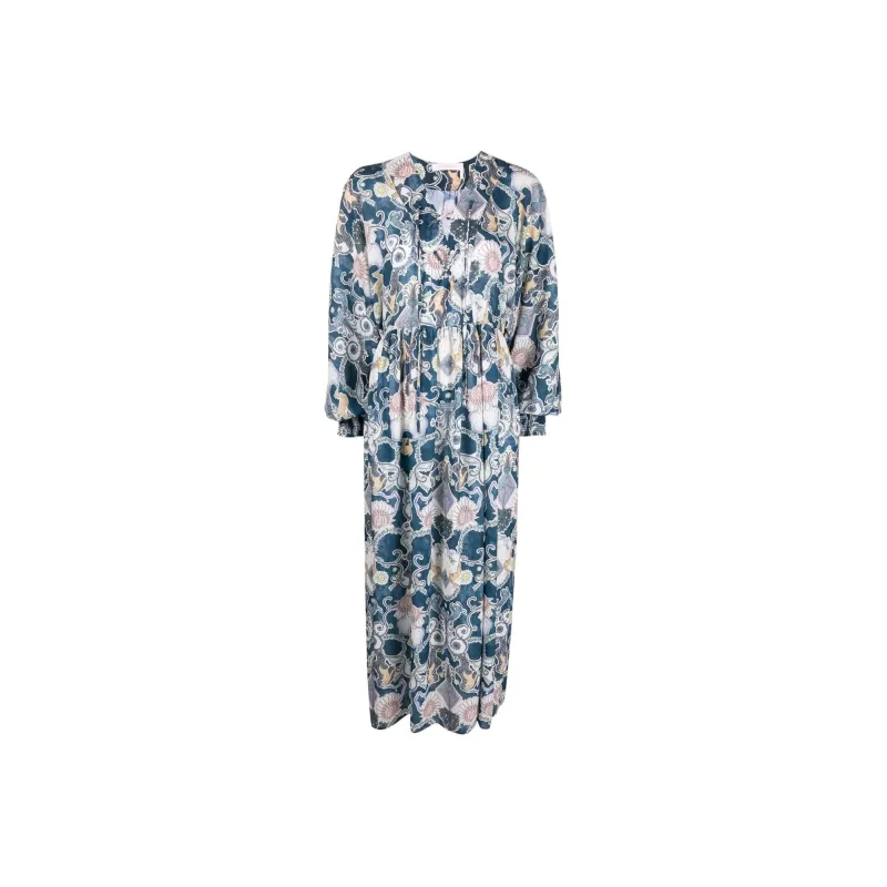 See By Chloe Long-Sleeved Dresses Women's Multicolor-0