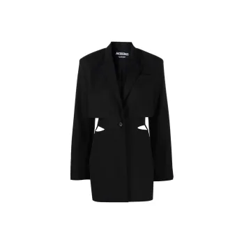 Jacquemus Cut Out Tailored Mini Dress