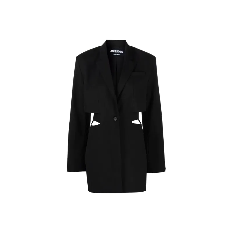 Jacquemus Cut Out Tailored Mini Dress-0