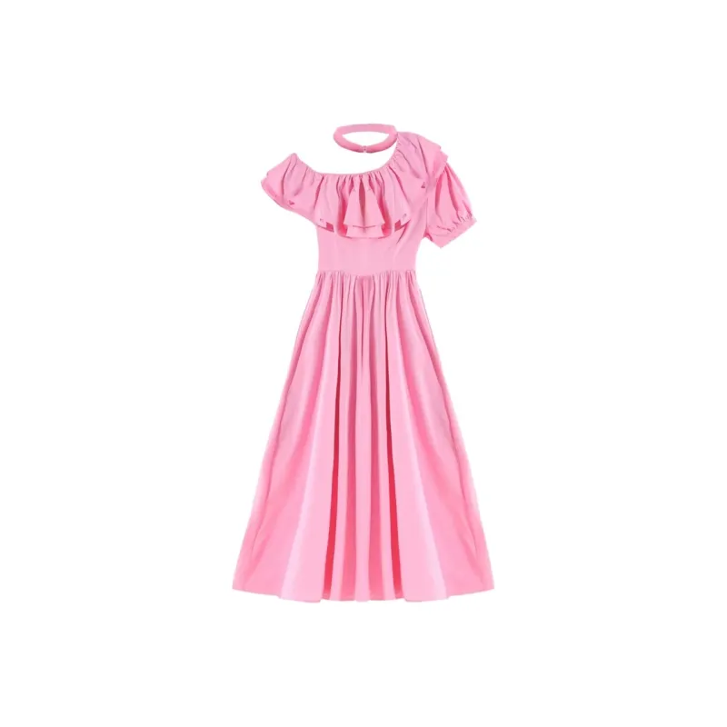 Incolore Short Sleeved Dresses Women's Rose Red-0