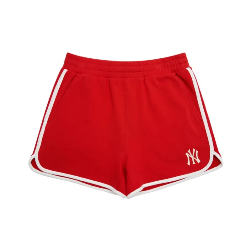 MLB New York Yankees Casual Shorts Women's Red-0