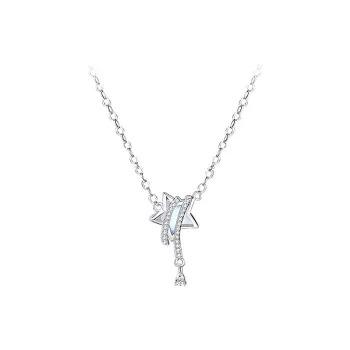 R Z Y S925 Silver Necklaces Women's