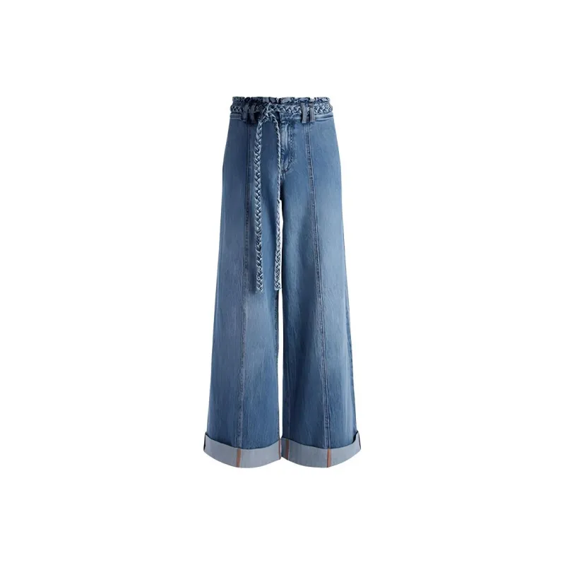 ALICE+OLIVIA Harriet Wide-leg Jeans-0
