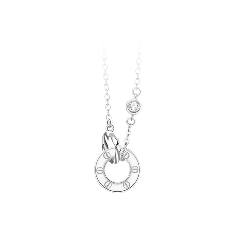 Nine Music S925 Silver Necklaces Unisex-0