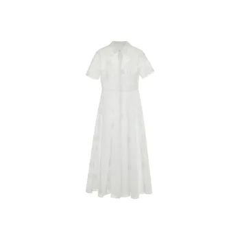 Valentino Collared Short Sleeved Shirt Dress