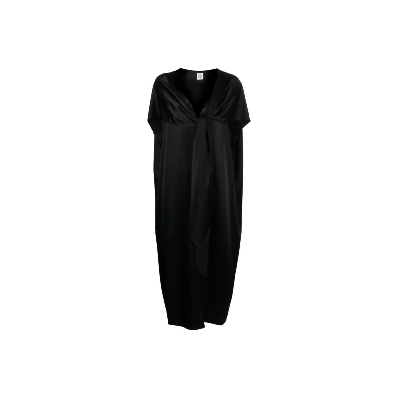 TOTEME Knot-detail Cape Dress-0