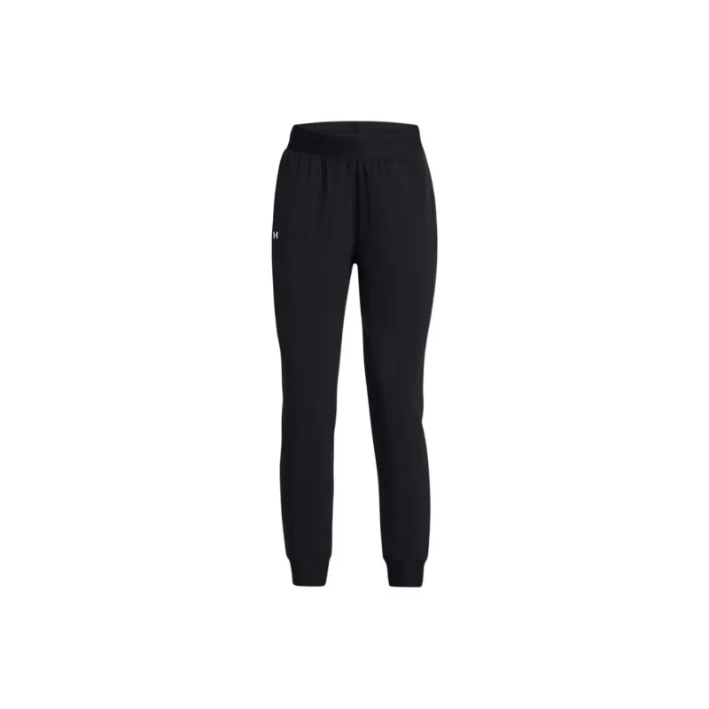 Under Armour UA ArmourSport High Rise Woven Pants Knitted Sports Pants Women's Black-0