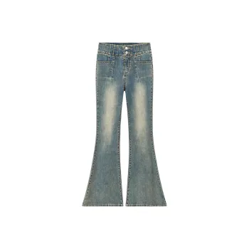 CHUU Jeans Women's Dark Denim Blue