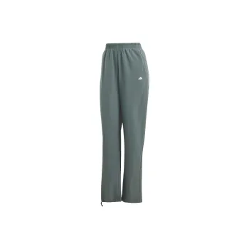 Adidas Training Pants Knitted Sports Pants Women's Gray Green